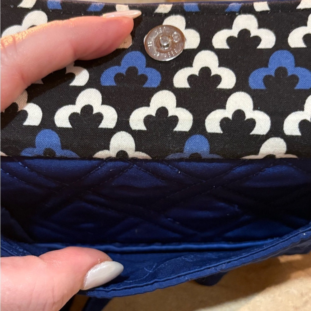 Vera Bradley Blue Quilted Crossbody Bag - Picture 12 of 16